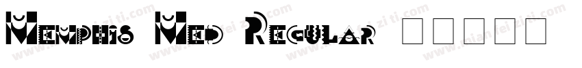 Memphis Med Regular字体转换